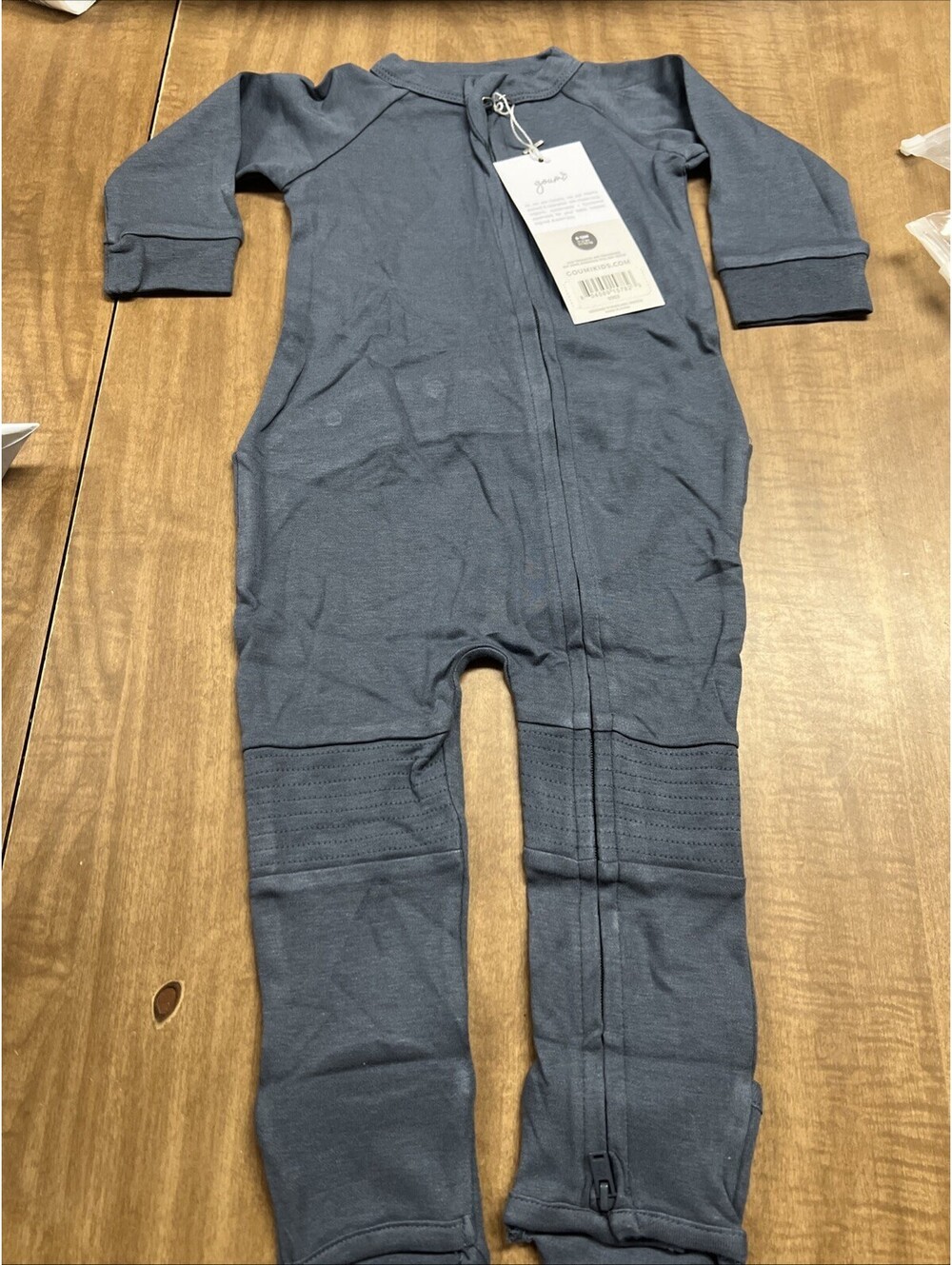 Goumi Kids Grow With You Zipper Loose Fit Midnight Bamboo Jumpsuit 6-12 Months